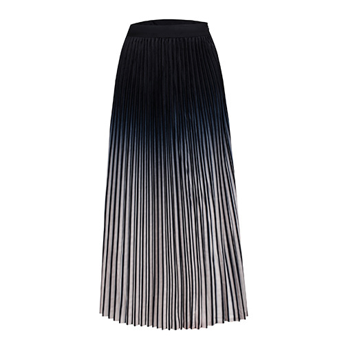 Velvet long skirt